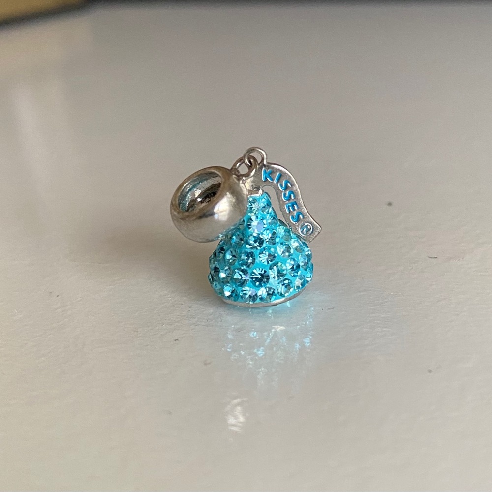 Blue Hershey Kiss Pandora Charm